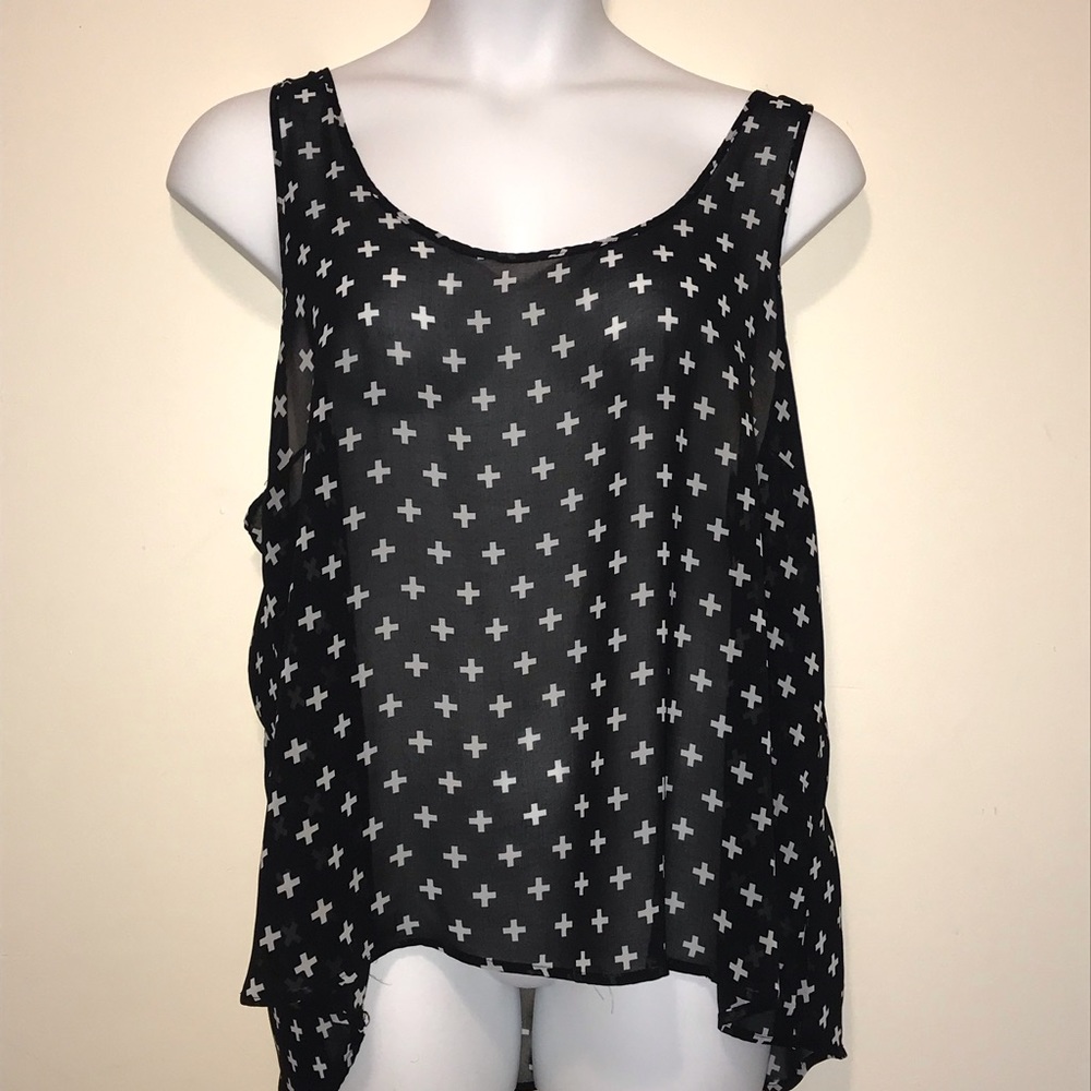 - Ambiance apparel sheer tank top Sz 3x